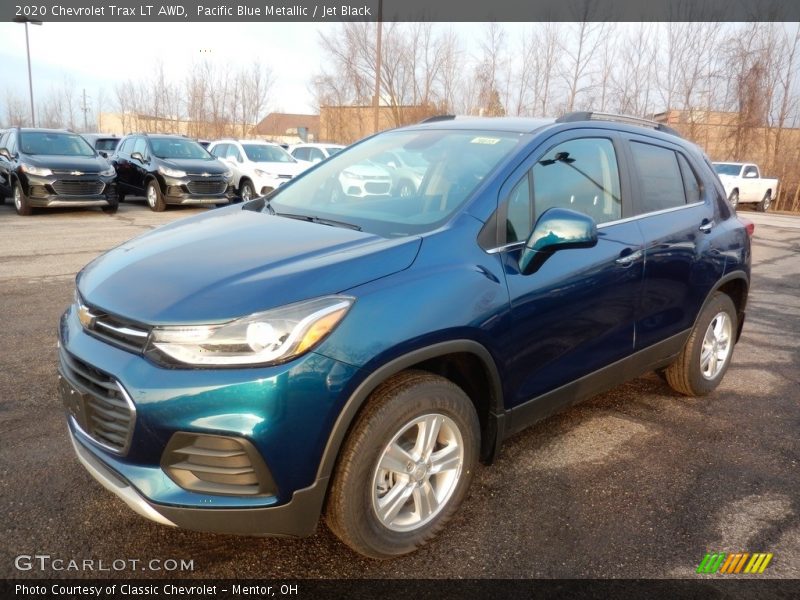 Pacific Blue Metallic / Jet Black 2020 Chevrolet Trax LT AWD