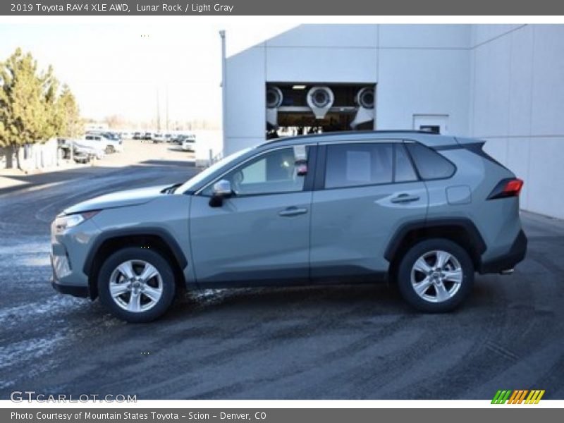 Lunar Rock / Light Gray 2019 Toyota RAV4 XLE AWD