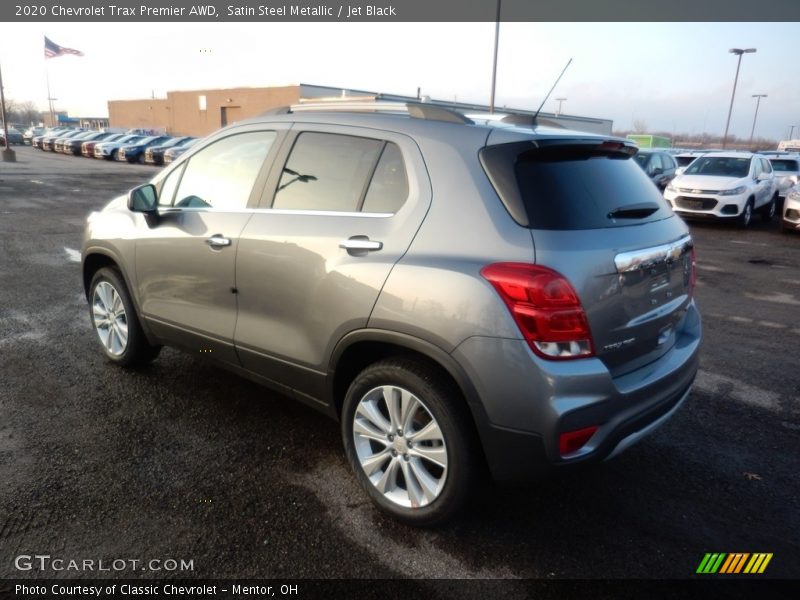 Satin Steel Metallic / Jet Black 2020 Chevrolet Trax Premier AWD