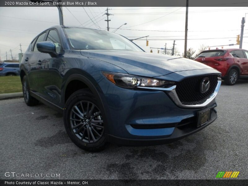 Eternal Blue Mica / Black 2020 Mazda CX-5 Sport