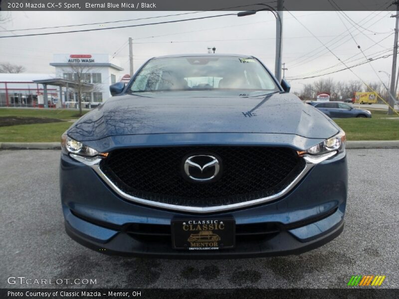 Eternal Blue Mica / Black 2020 Mazda CX-5 Sport