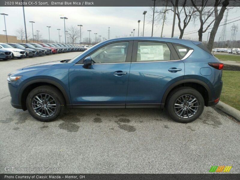 Eternal Blue Mica / Black 2020 Mazda CX-5 Sport