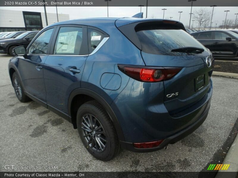 Eternal Blue Mica / Black 2020 Mazda CX-5 Sport