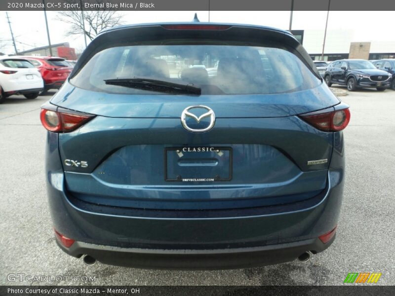 Eternal Blue Mica / Black 2020 Mazda CX-5 Sport