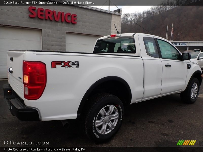 Oxford White / Ebony 2019 Ford Ranger STX SuperCab 4x4