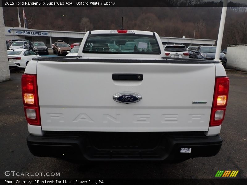 Oxford White / Ebony 2019 Ford Ranger STX SuperCab 4x4