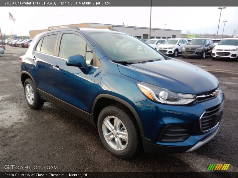 Pacific Blue Metallic / Jet Black 2020 Chevrolet Trax LT AWD