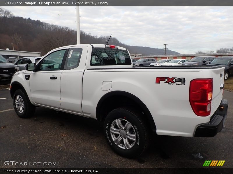 Oxford White / Ebony 2019 Ford Ranger STX SuperCab 4x4