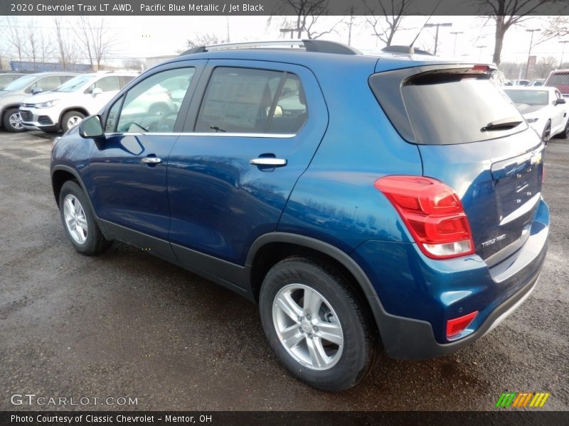 Pacific Blue Metallic / Jet Black 2020 Chevrolet Trax LT AWD