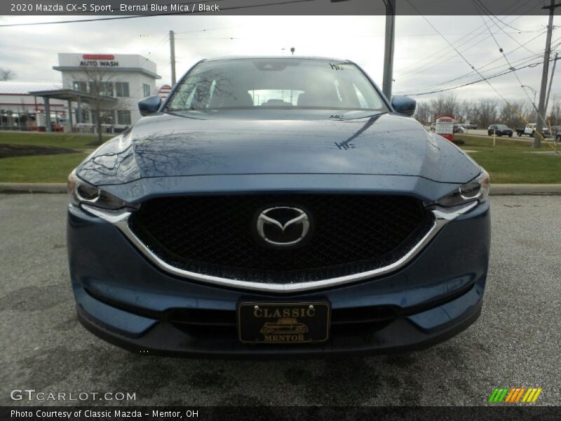 Eternal Blue Mica / Black 2020 Mazda CX-5 Sport