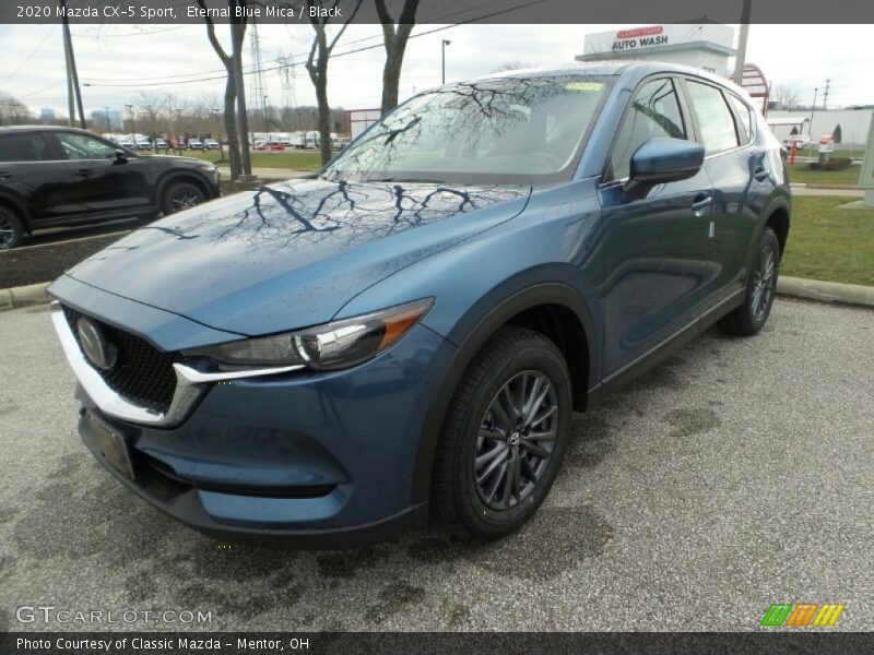 Eternal Blue Mica / Black 2020 Mazda CX-5 Sport