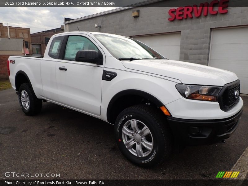 Oxford White / Ebony 2019 Ford Ranger STX SuperCab 4x4