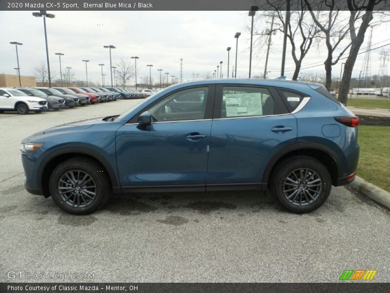 Eternal Blue Mica / Black 2020 Mazda CX-5 Sport