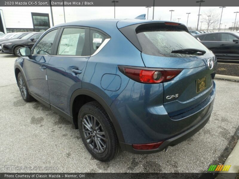 Eternal Blue Mica / Black 2020 Mazda CX-5 Sport