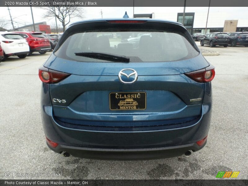 Eternal Blue Mica / Black 2020 Mazda CX-5 Sport