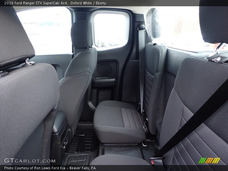 Rear Seat of 2019 Ranger STX SuperCab 4x4