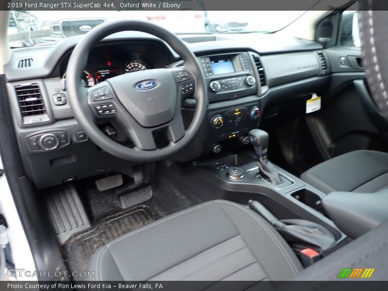 Oxford White / Ebony 2019 Ford Ranger STX SuperCab 4x4