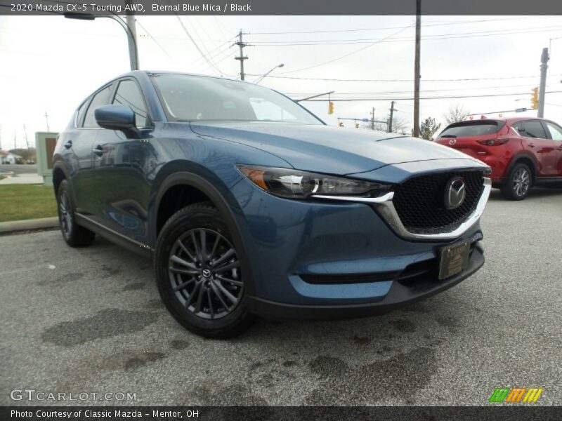 Eternal Blue Mica / Black 2020 Mazda CX-5 Touring AWD