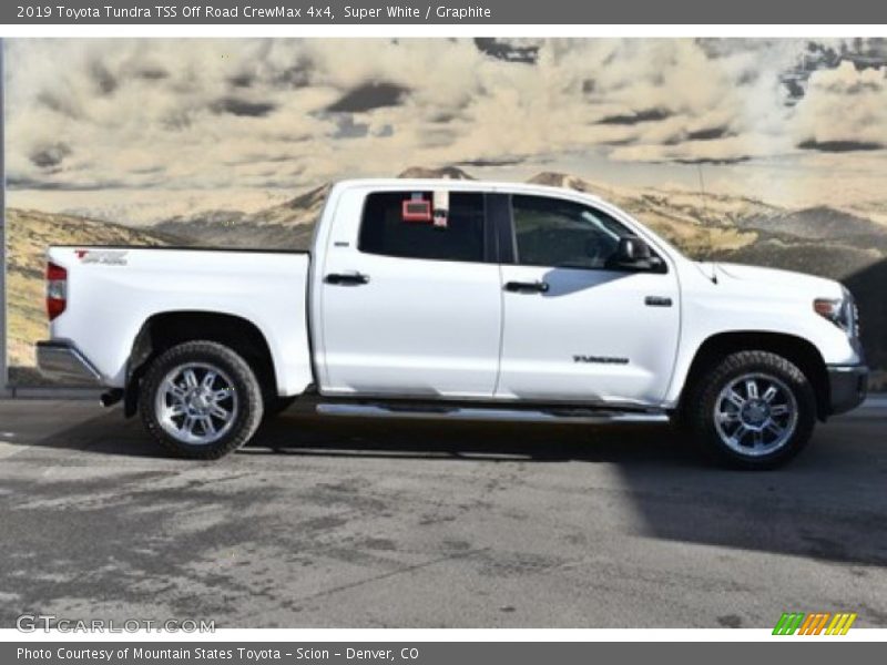 Super White / Graphite 2019 Toyota Tundra TSS Off Road CrewMax 4x4