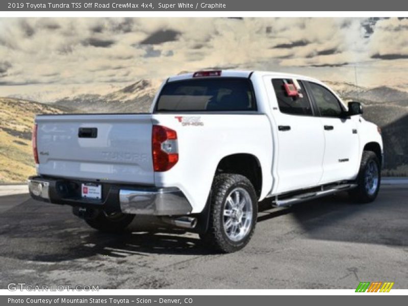Super White / Graphite 2019 Toyota Tundra TSS Off Road CrewMax 4x4