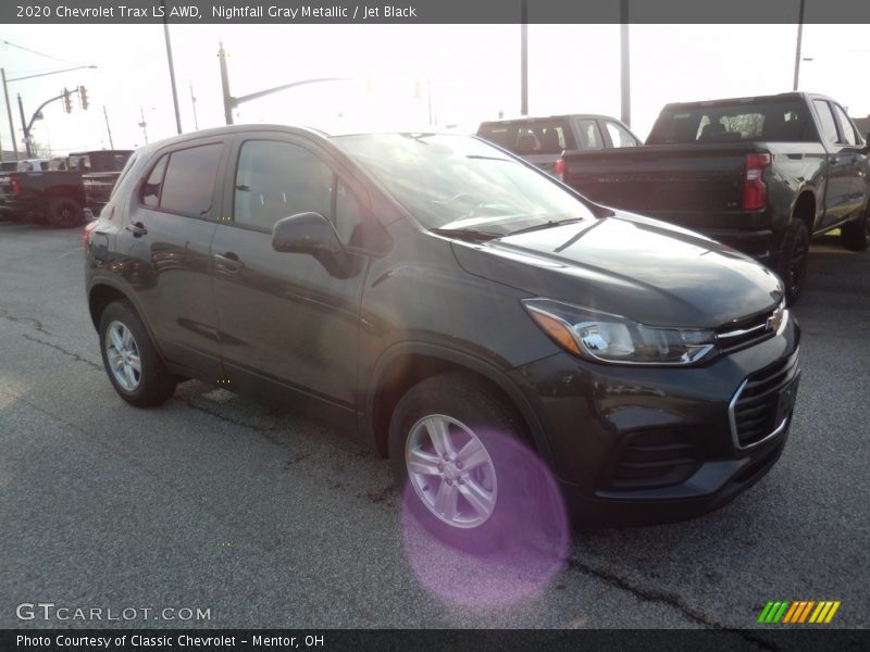 Nightfall Gray Metallic / Jet Black 2020 Chevrolet Trax LS AWD