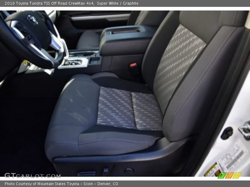 Super White / Graphite 2019 Toyota Tundra TSS Off Road CrewMax 4x4