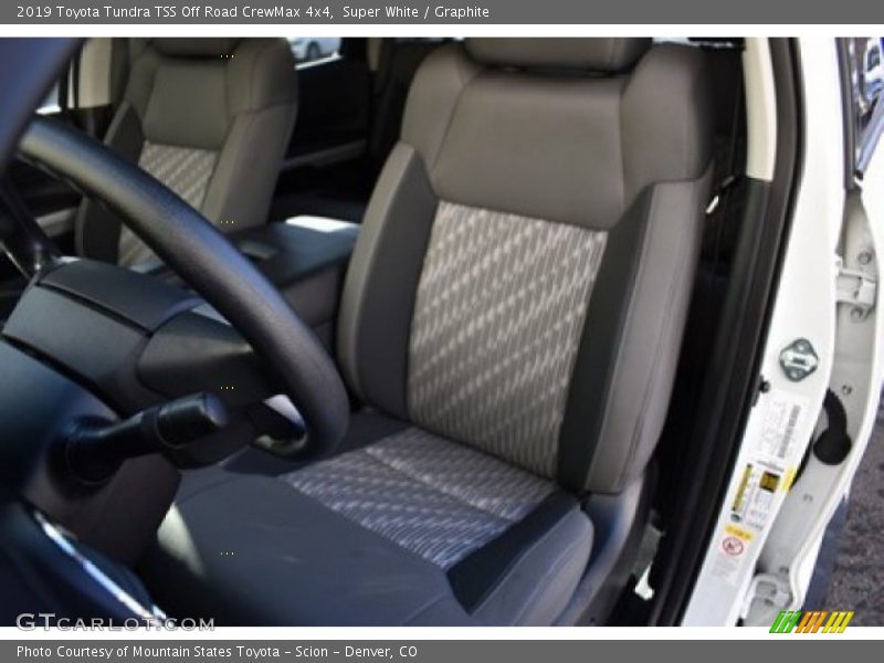 Super White / Graphite 2019 Toyota Tundra TSS Off Road CrewMax 4x4