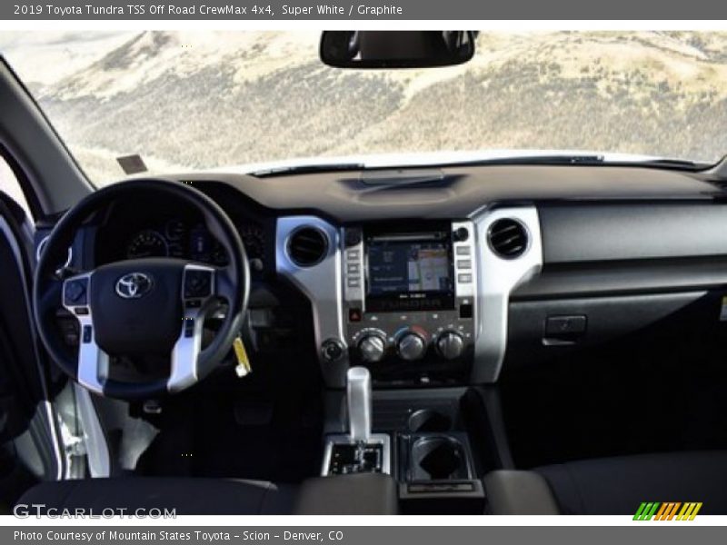 Super White / Graphite 2019 Toyota Tundra TSS Off Road CrewMax 4x4