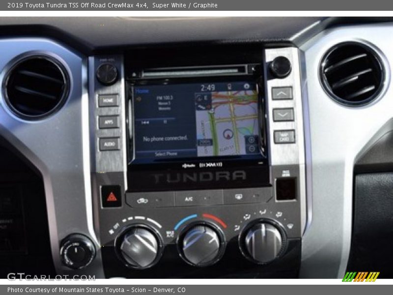 Super White / Graphite 2019 Toyota Tundra TSS Off Road CrewMax 4x4