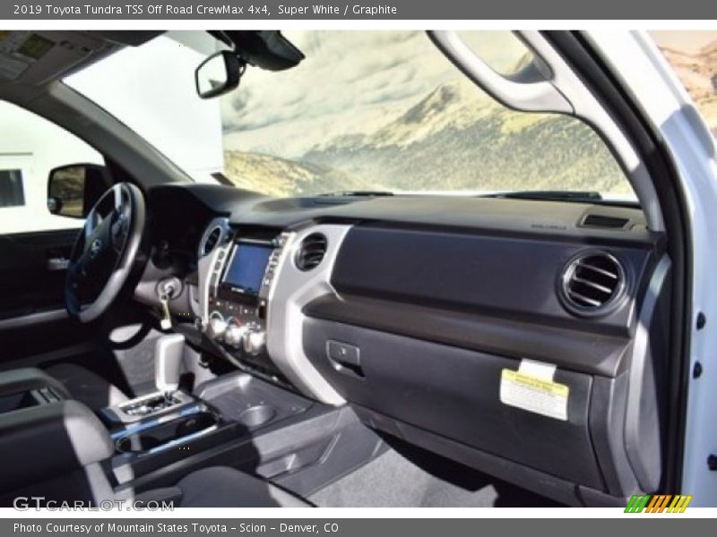Super White / Graphite 2019 Toyota Tundra TSS Off Road CrewMax 4x4