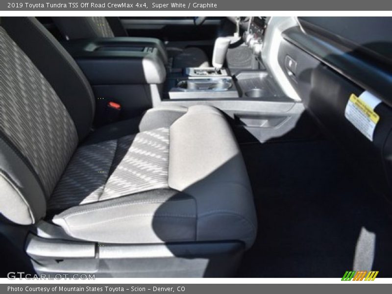Super White / Graphite 2019 Toyota Tundra TSS Off Road CrewMax 4x4