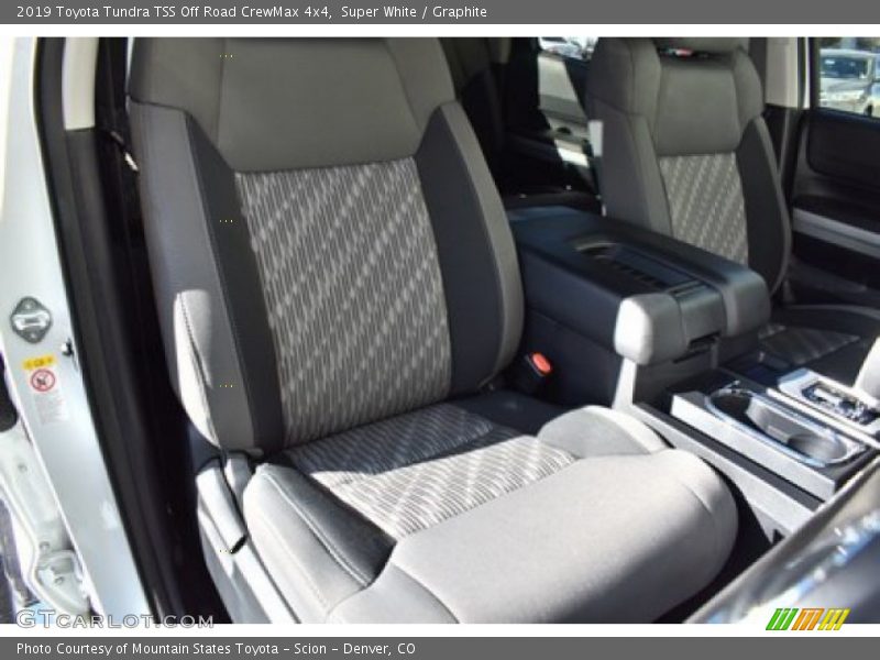 Super White / Graphite 2019 Toyota Tundra TSS Off Road CrewMax 4x4