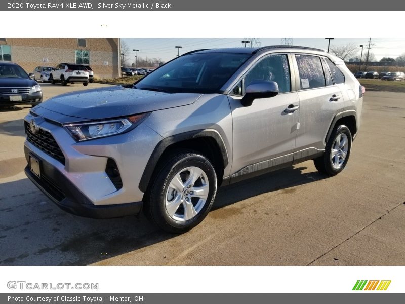 Silver Sky Metallic / Black 2020 Toyota RAV4 XLE AWD
