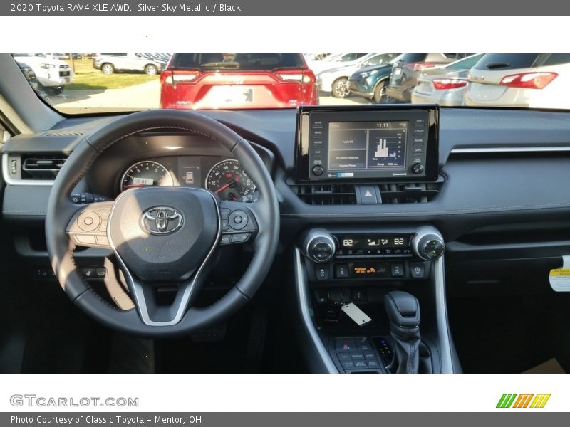 Silver Sky Metallic / Black 2020 Toyota RAV4 XLE AWD