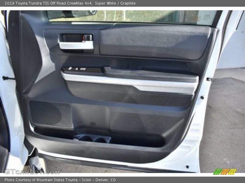 Super White / Graphite 2019 Toyota Tundra TSS Off Road CrewMax 4x4