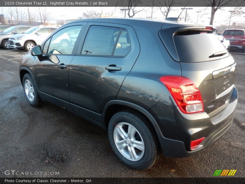 Nightfall Gray Metallic / Jet Black 2020 Chevrolet Trax LS