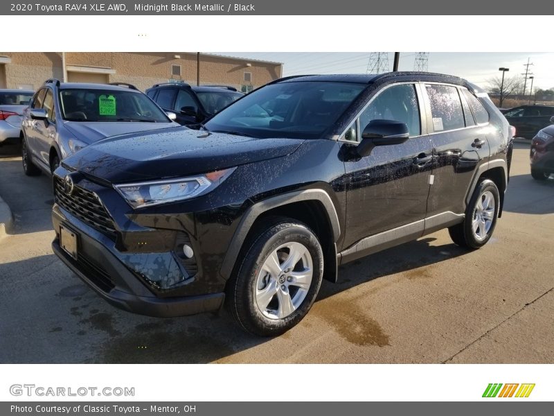 Midnight Black Metallic / Black 2020 Toyota RAV4 XLE AWD