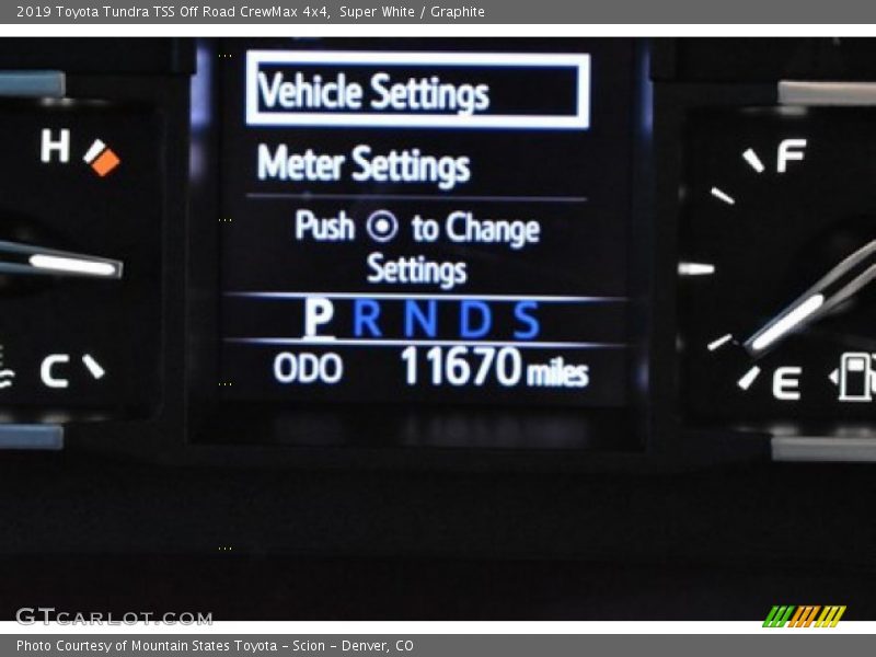 Super White / Graphite 2019 Toyota Tundra TSS Off Road CrewMax 4x4