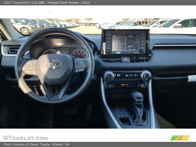 Midnight Black Metallic / Black 2020 Toyota RAV4 XLE AWD