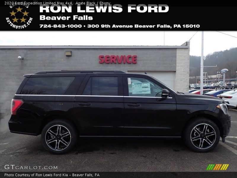 Agate Black / Ebony 2020 Ford Expedition Limited Max 4x4
