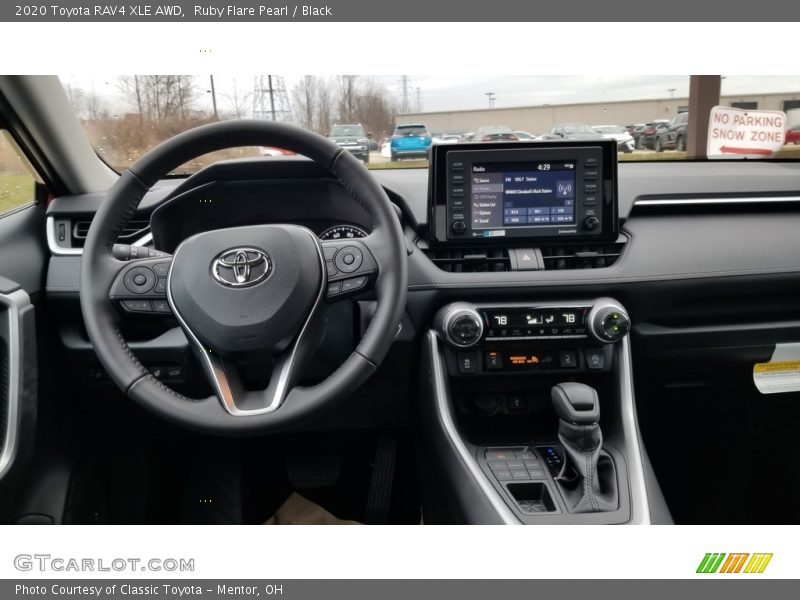 Ruby Flare Pearl / Black 2020 Toyota RAV4 XLE AWD