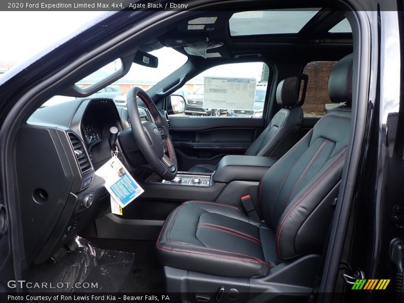 Front Seat of 2020 Expedition Limited Max 4x4