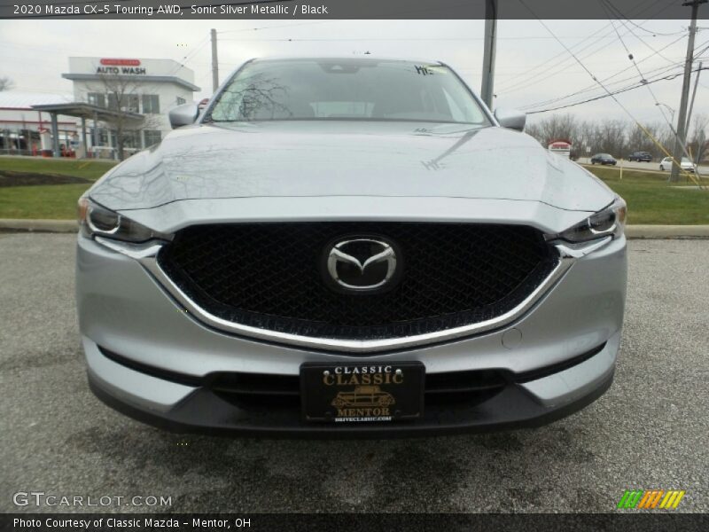 Sonic Silver Metallic / Black 2020 Mazda CX-5 Touring AWD