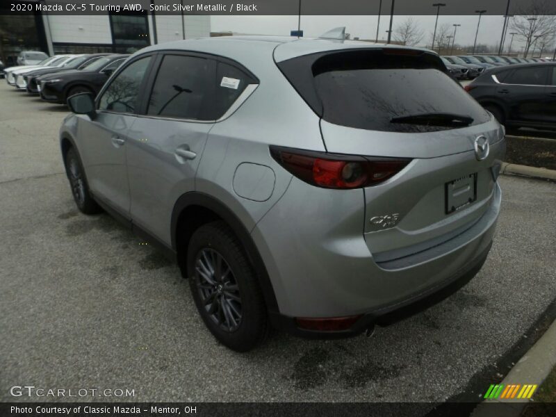 Sonic Silver Metallic / Black 2020 Mazda CX-5 Touring AWD