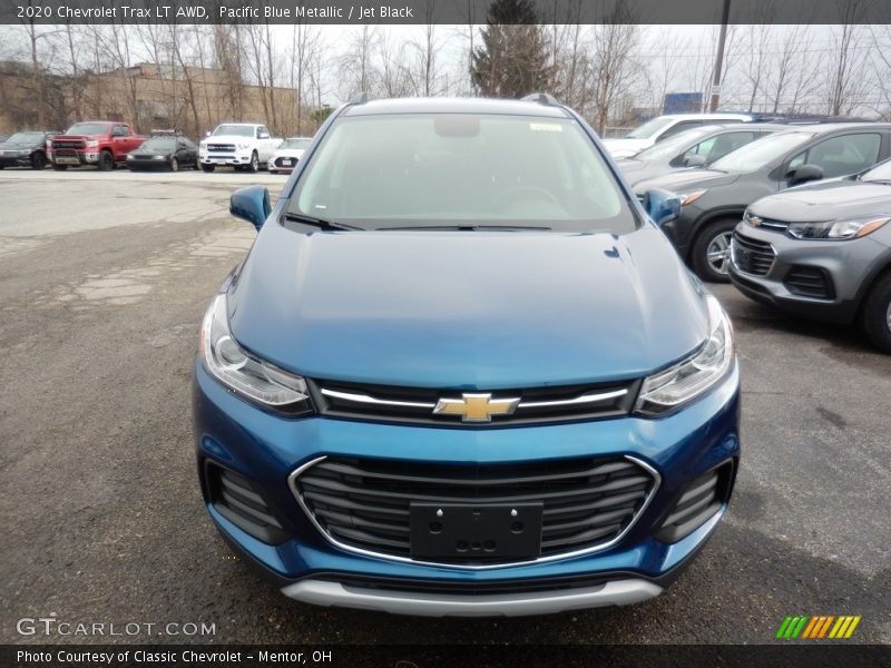 Pacific Blue Metallic / Jet Black 2020 Chevrolet Trax LT AWD