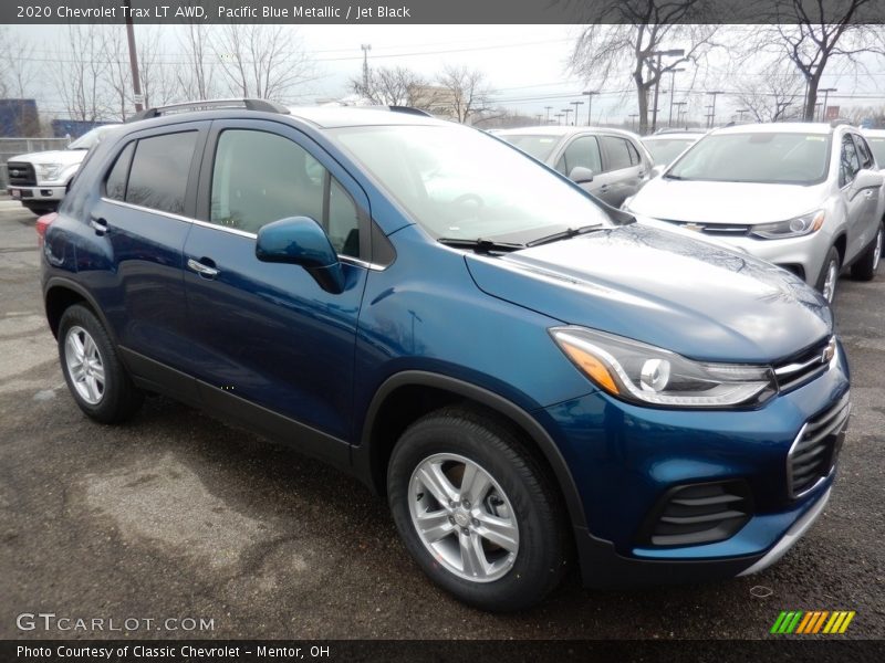 Pacific Blue Metallic / Jet Black 2020 Chevrolet Trax LT AWD