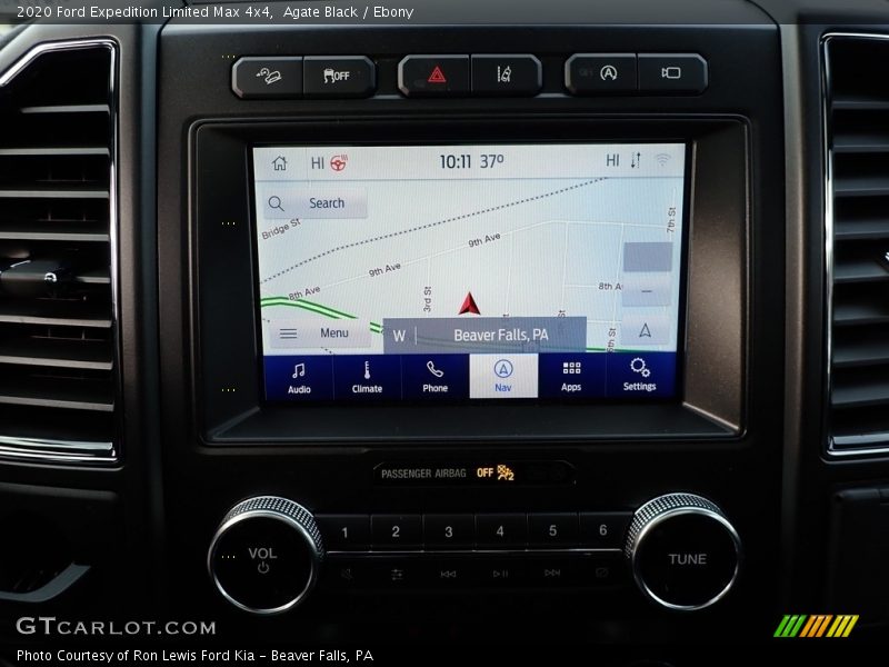 Navigation of 2020 Expedition Limited Max 4x4