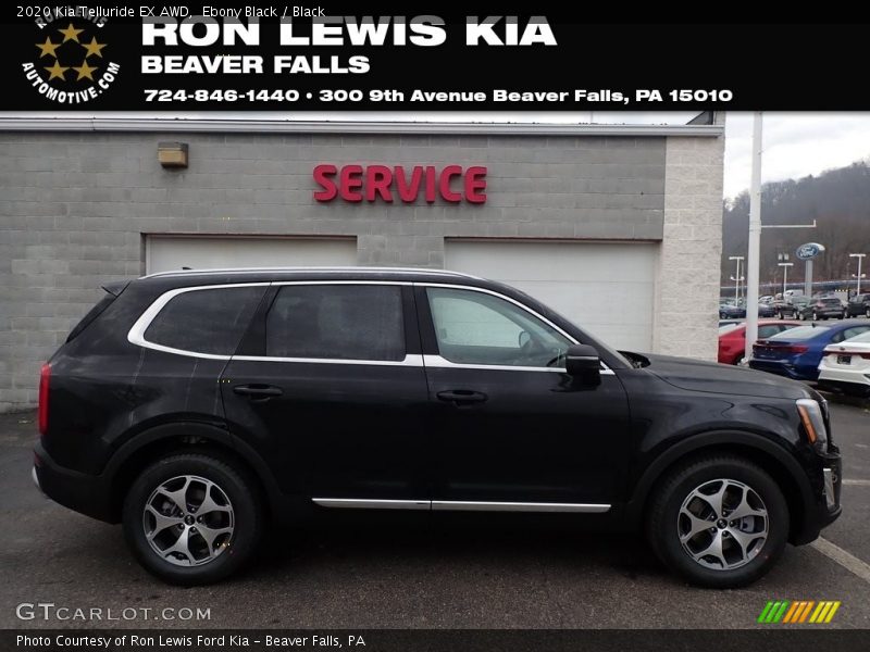 Ebony Black / Black 2020 Kia Telluride EX AWD