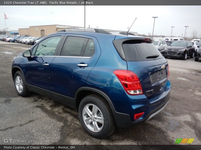 Pacific Blue Metallic / Jet Black 2020 Chevrolet Trax LT AWD