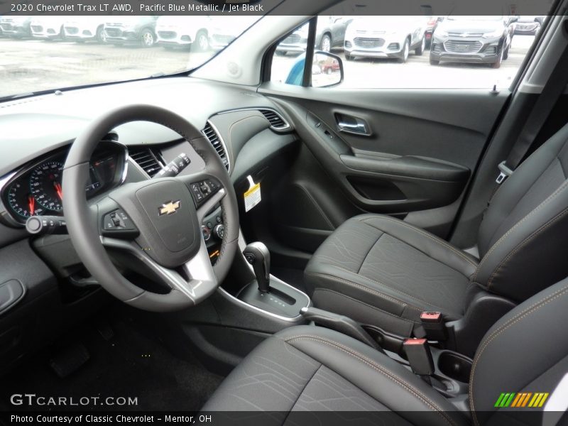 Pacific Blue Metallic / Jet Black 2020 Chevrolet Trax LT AWD